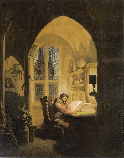 Georg Friedrich Kersting Faust im Studierzimmer china oil painting image